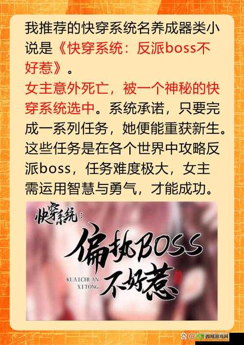 系统之名养成器女主快穿：开启奇妙之旅