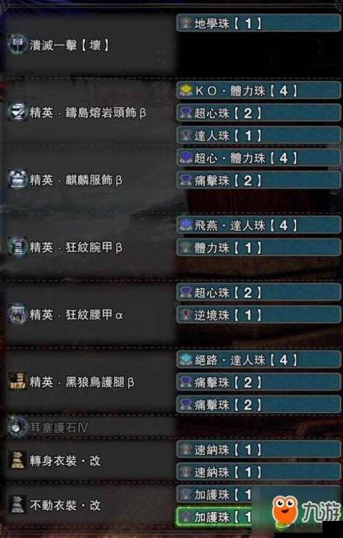 怪物猎人世界大锤平民配装攻略：锤子无属性极致物理攻击配装
