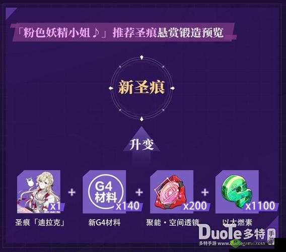 崩坏3迪拉克圣痕锻造全面解析，锻造公式与必备材料清单大公开