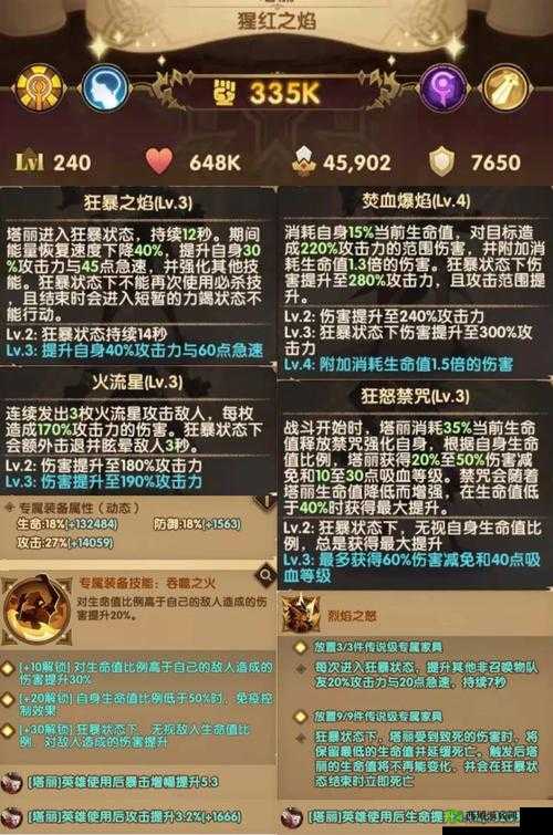 剑与远征深度解析，塔丽角色强度评估与全方位技能讲解指南