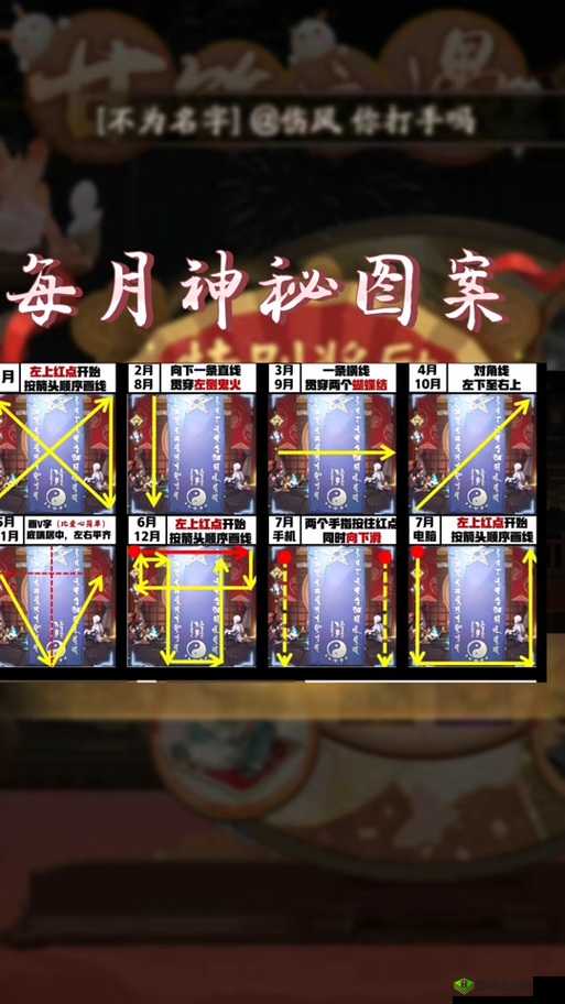 阴阳师12月神秘图案详细画法步骤及技巧全面深度解析