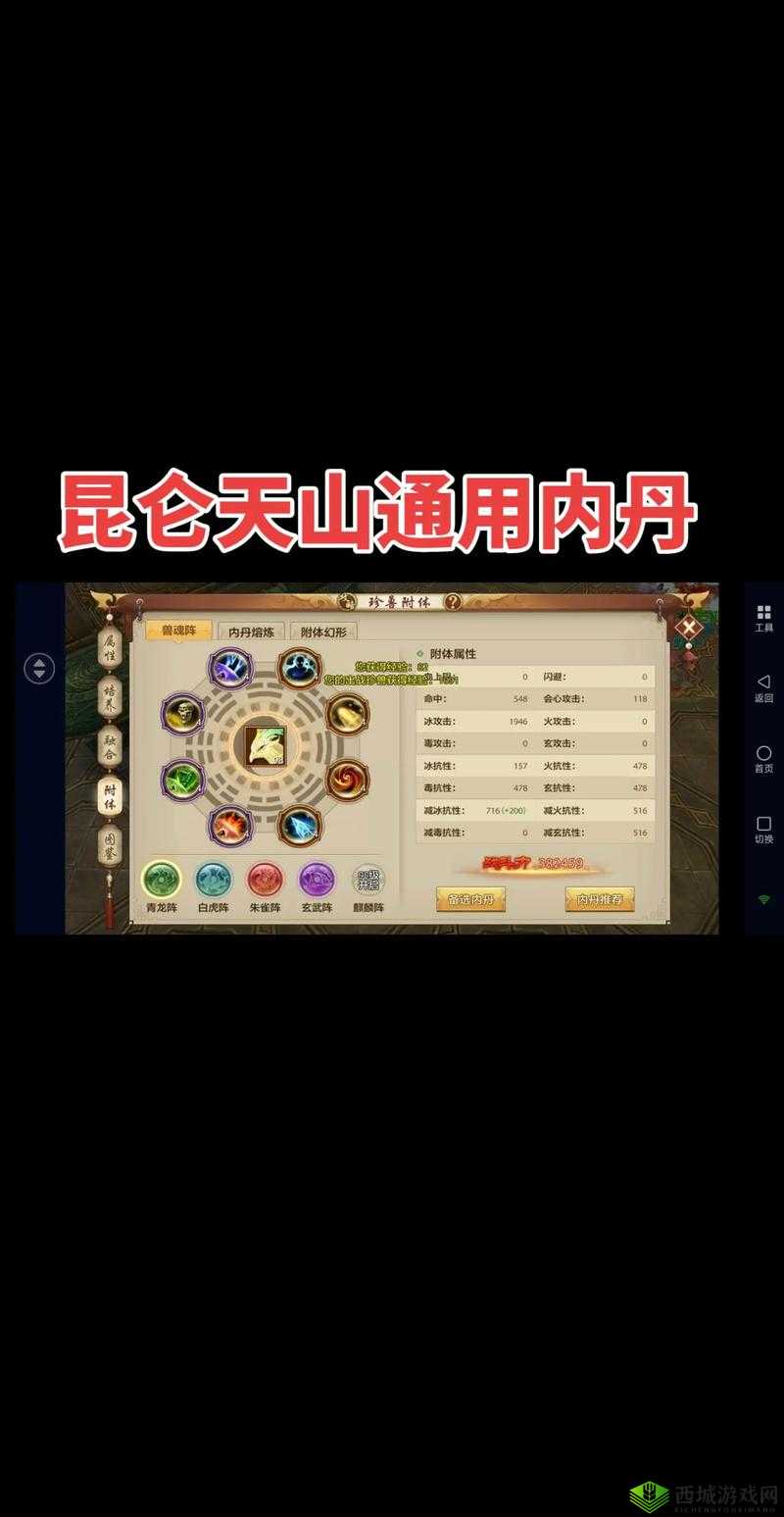 天龙八部手游深度攻略，全面掌握内丹获取途径，详解内丹商城使用技巧